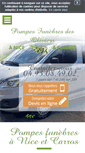 Mobile Screenshot of pompes-funebresdesoliviers.com